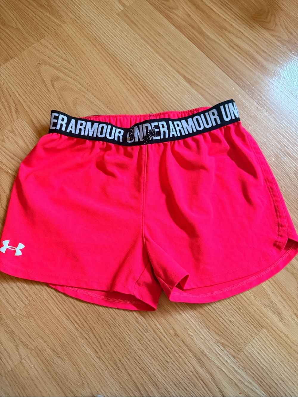 Under Armour Girls Hot Pink Performance Shorts